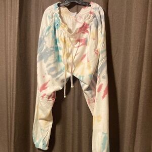 Multicolor Tie-Dye Sweatpants